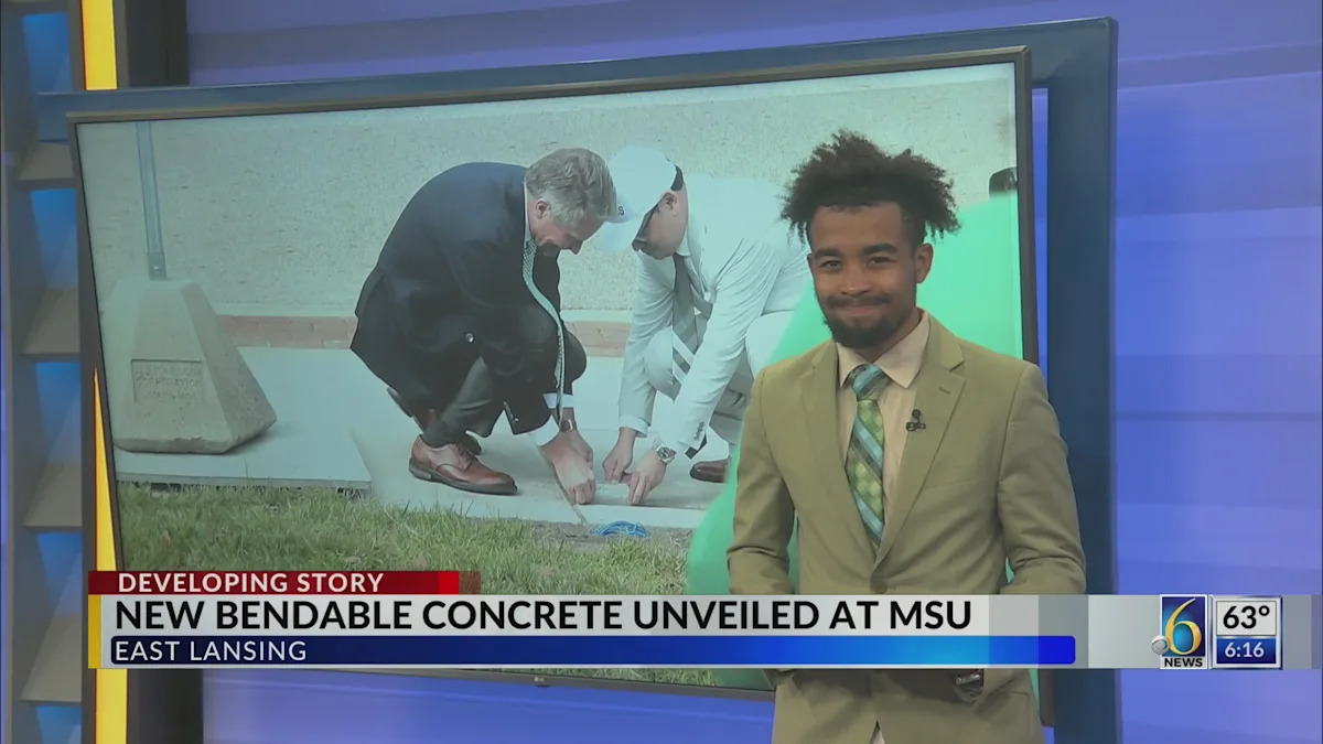 New flexible concrete unveiled at MSU