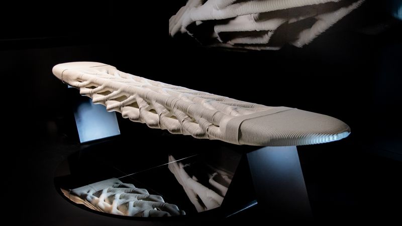 This 3D printed concrete bridge absorbs carbon with innovative design