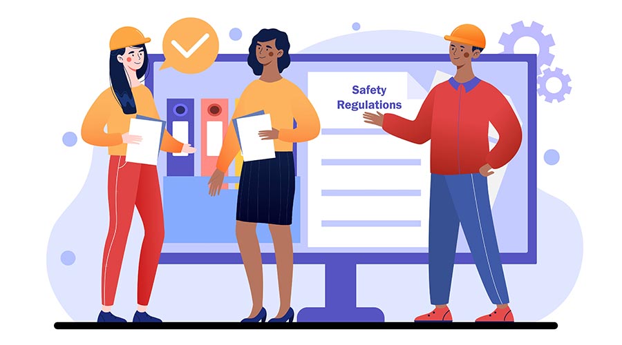 Keep step with the Osha standards