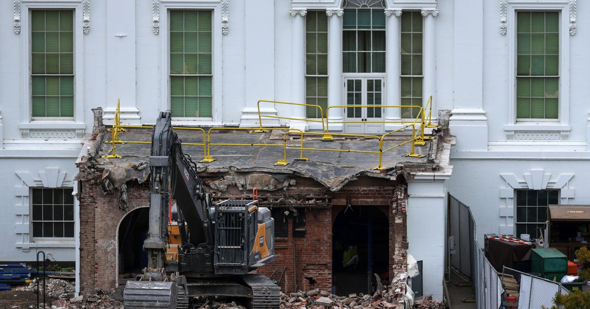 Some White House ballroom contractors are going underground