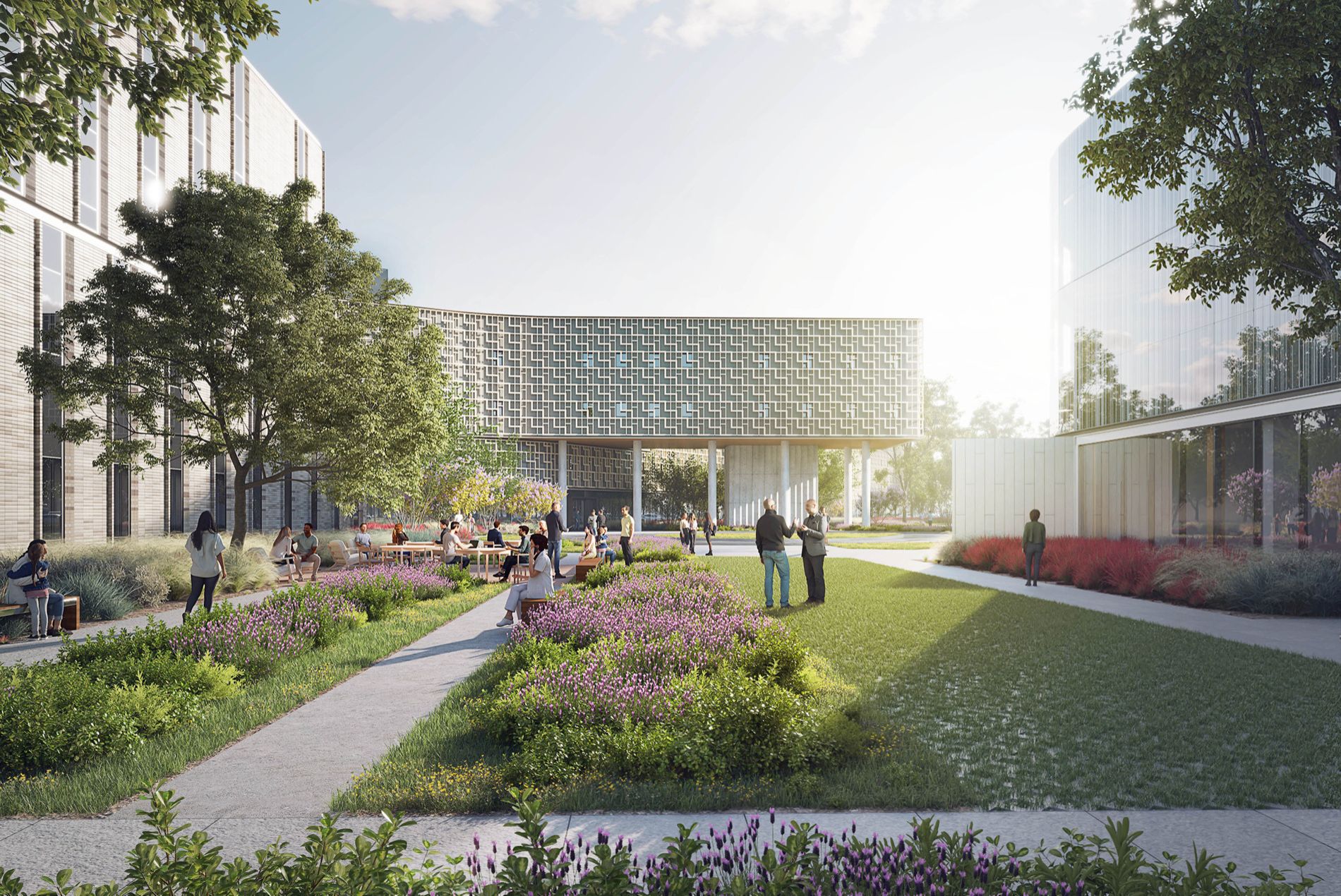 Western State Forensic Hospital exterior courtyard