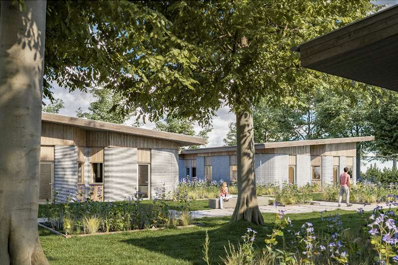 Europe's largest 3D printed residential project, completed by 3DCP Group in Denmark