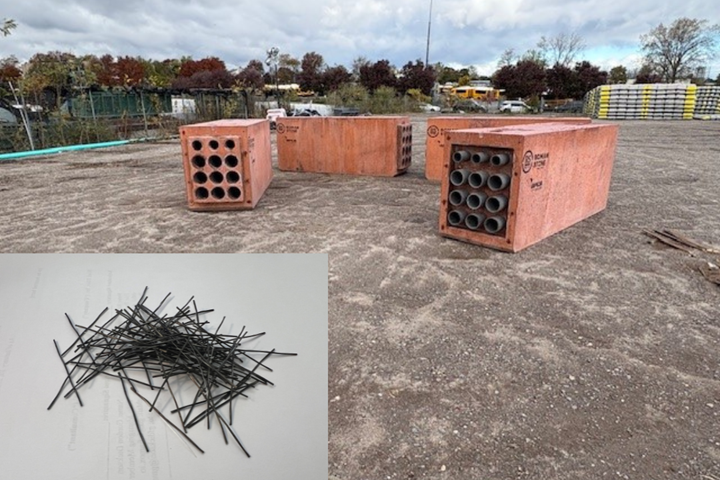 Prefabricated channel banks and mini bars.